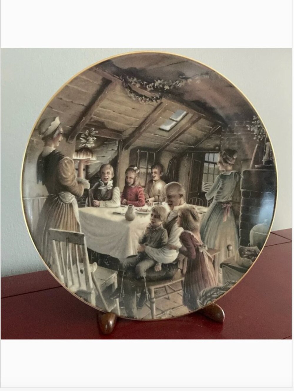 Vintage Department 56 Collector's Plate - A Christmas Carol - 1991
